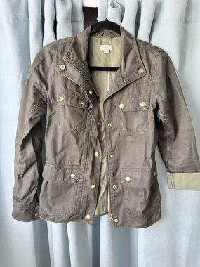 J.Crew Olive Utility Jacket